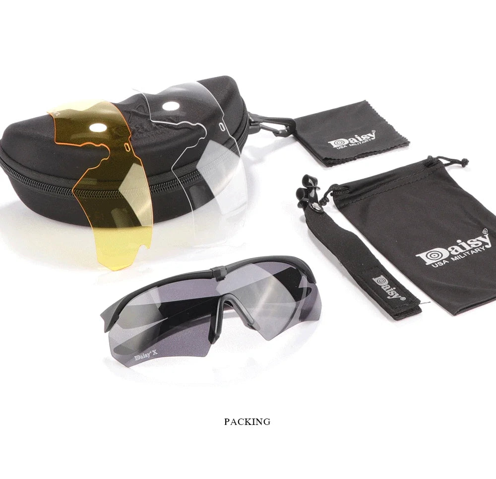 Tactical Glasses Outdoor Sports UV400 Eye Protection Sunglasses Hunting Shooting Hiking Sunglasses