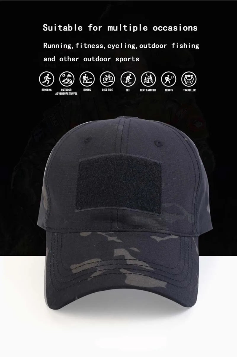 Tactical CP Outdoor camouflage hat Baseball hat Hunting hat Sports hat Bicycle hat Men Women Adult hat Duck tongue hat