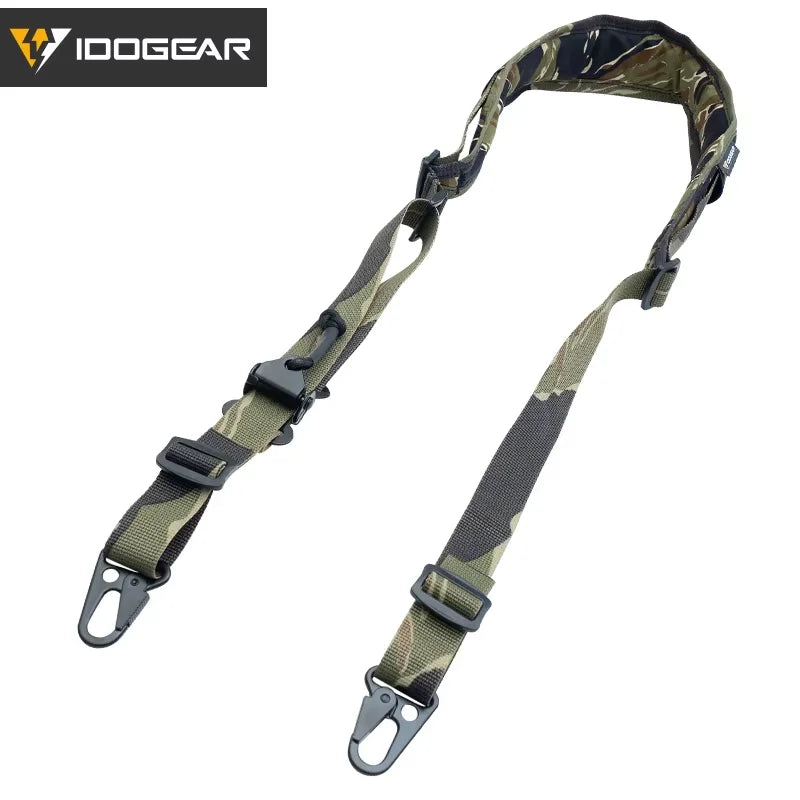 IDOGEAR Tactical R-ifle Sling Slingster 2 Point Hunting Quick Pull Ranger Green 3428