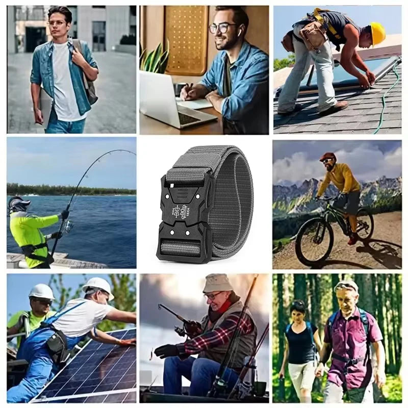 Tactical Waist Belt - Multi Function Durable Automatic Buckle, Perfect for Outdoor Adventures, Unisex Accessories for Men Women