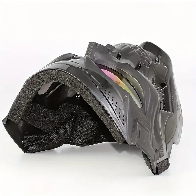 Tactical Skull Mask with Windproof Goggles for Outdoor Sports and Motorcycle Riding