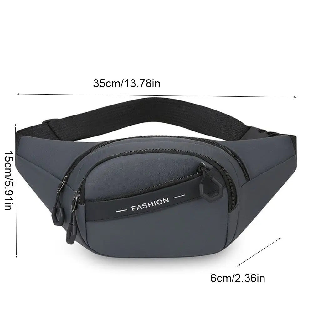 Gym Bag Multi-function Men Chest Bag Waterproof Lightweight Fanny Phone Pack Wear-resistant Belt Bag Sports Phone Bag Men Women
