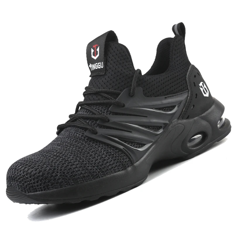 Safety shoes are anti smashing, anti piercing, lightweight, soft, comfortable, breathable, and protective work shoes
