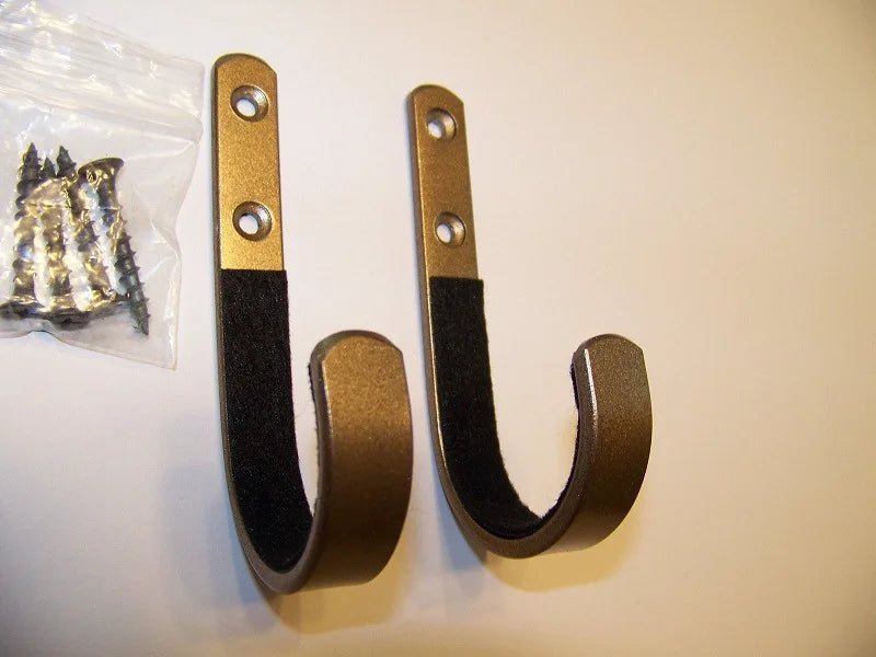 Gun Rack Storage Rifles Shotgun Hooks Wall Mount Hangers For Any Rifles Shotguns Archery Bow With Soft Padding And Heavy