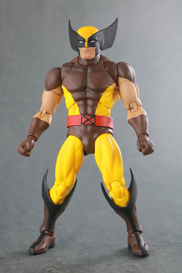 New CT Toys Mafex 96 Wolverine Figure Brown Comic X-Men Action Figure Mafex 138 Shf Anime Figurine Ko Model Toy Gifts