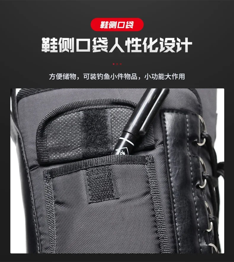 Outdoor Sports Men Boots Spring Waterproof Shoes for Men Light Rain Boots Fishing Boots Winter Snow Boots New Work Boots 2024