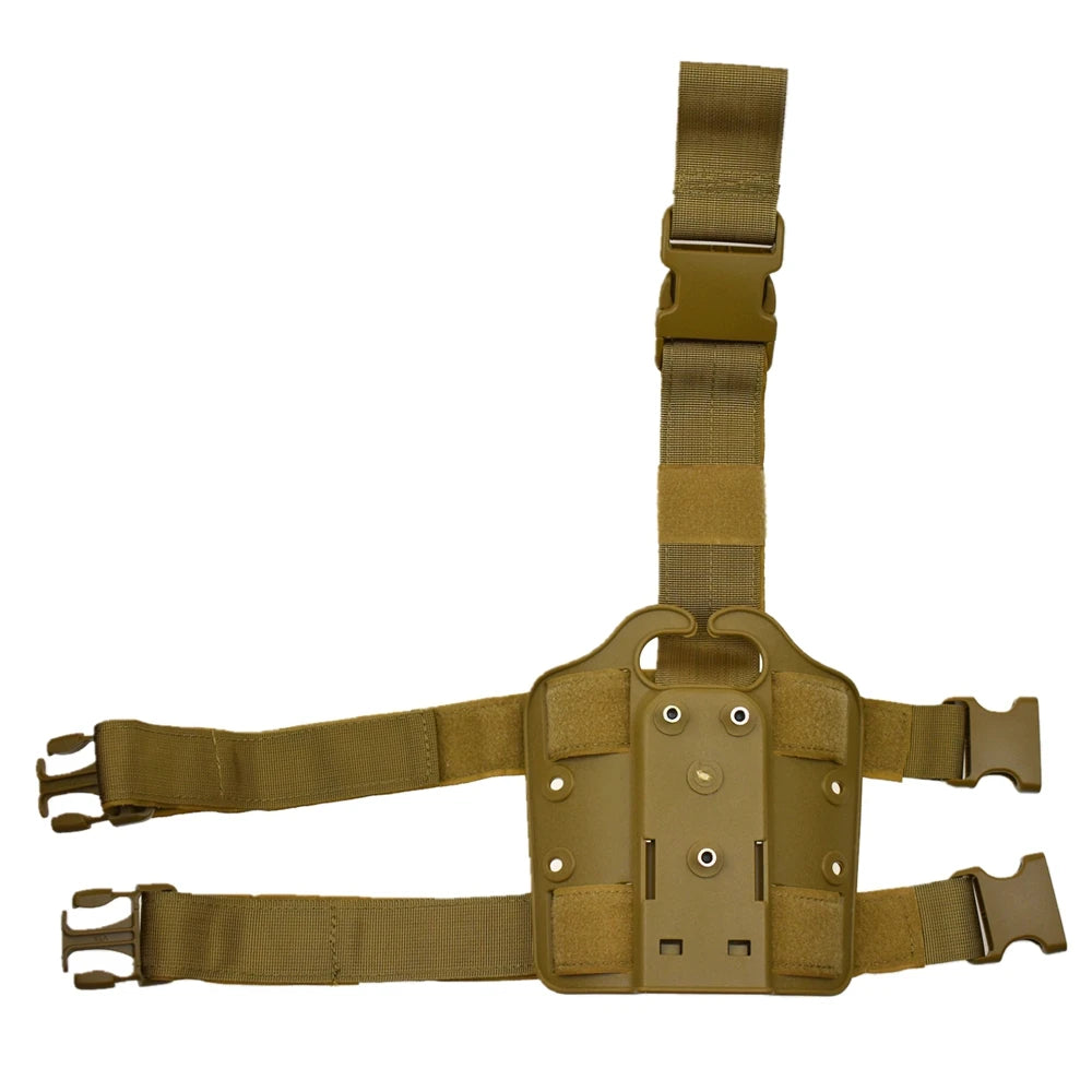 Tactical Drop Leg Platform for Pistol Holster Drop Leg Adapter Thigh Panel Paddle Airsoft Hunting Accessories