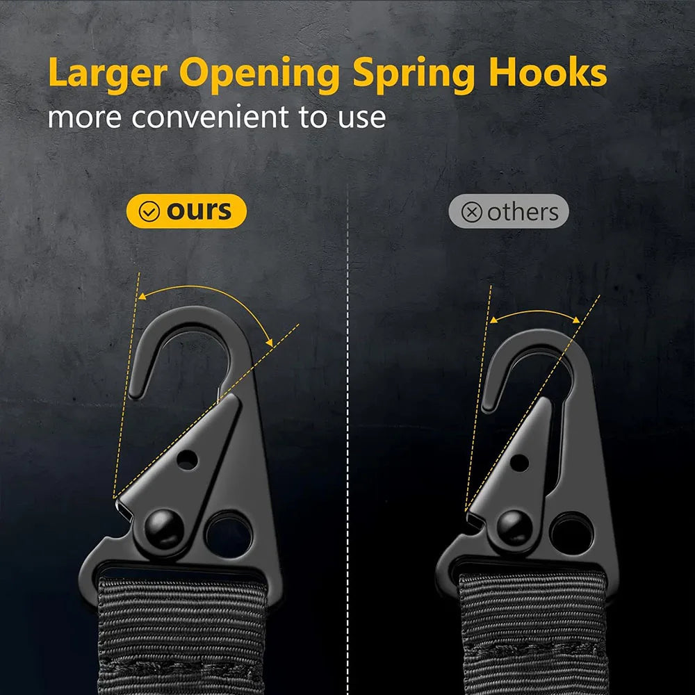 Gun Sling Two Points Rifle Sling with Length Adjuster Multi-Mission Sling Strap Outdoor AR AK Rifle Universal Gun QD sling