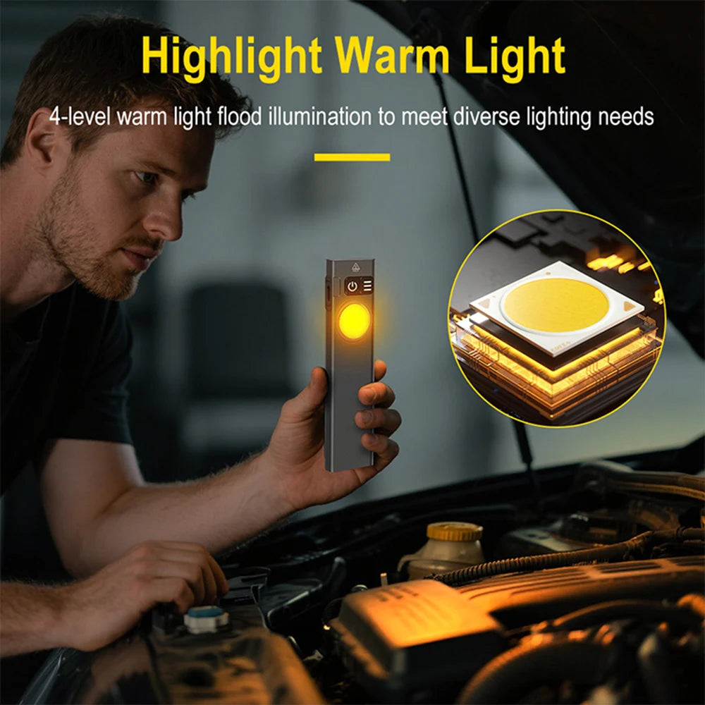Powerful LED Flashlight Portable Super Bright Torch Multilight lllumination Type-C Charging Long Range Lantern Multi-purpose