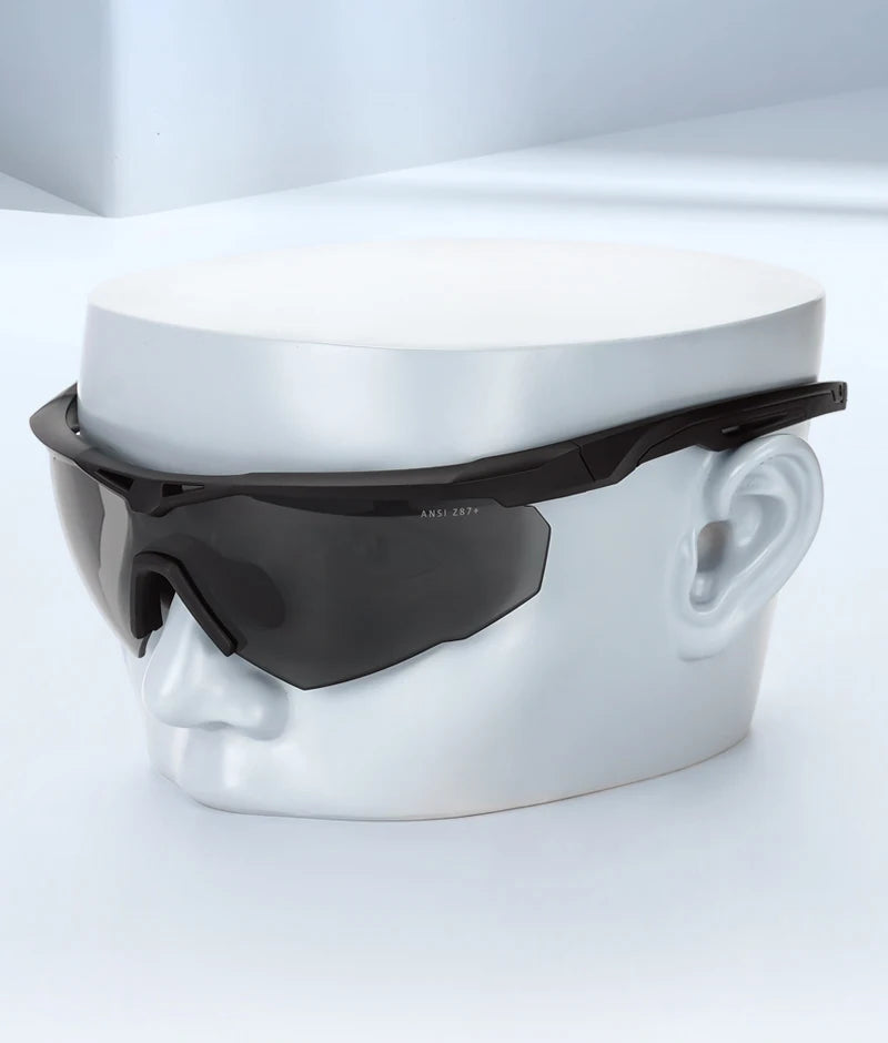 Tactical goggles, UV400, suitable for shooting range, hunting, bulletproof and explosion-proof, mountaineering, hiking