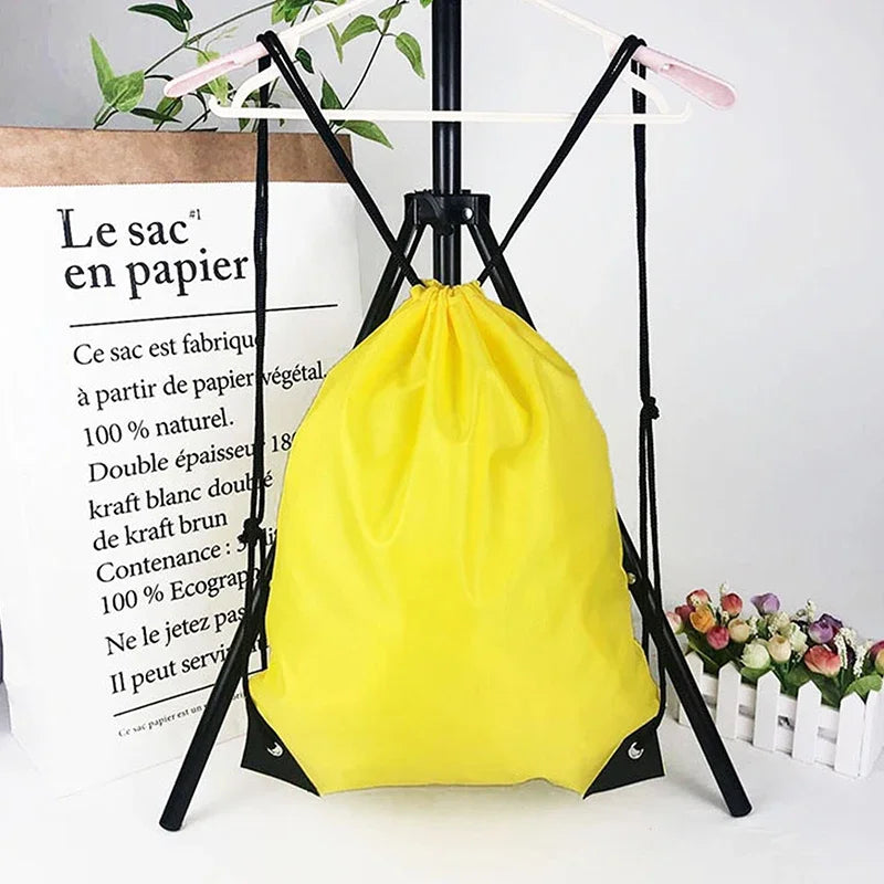 Waterproof Foldable Gym Bag Bundle Pocket Fitness Backpack Drawstring Shop Pocket Hiking Camping Swimming Men Women Sports Bags