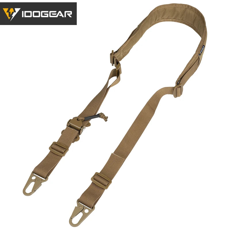 IDOGEAR Tactical R-ifle Sling Slingster 2 Point Hunting Quick Pull Ranger Green 3428