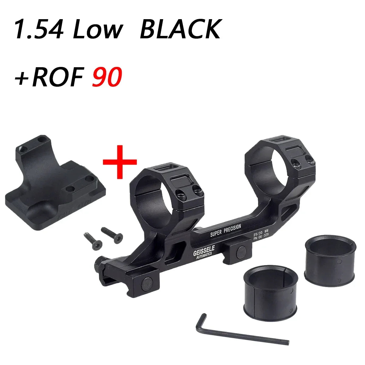 GEISSELE Cantilever Rifle Sight Scope High Low Mount Profile 20mm Picatinny Rail Base Super Precision 25.4mm 30mm Rings AR15 M4