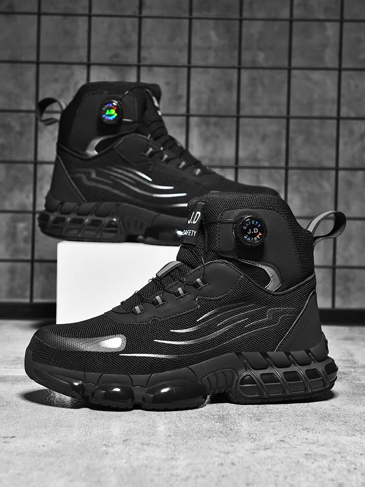 Steel Toe Cap Shoes For Men Work Boots Puncture-Proof Work Safety Shoes Protective Working Shoes Male Footwear Security Sneakers