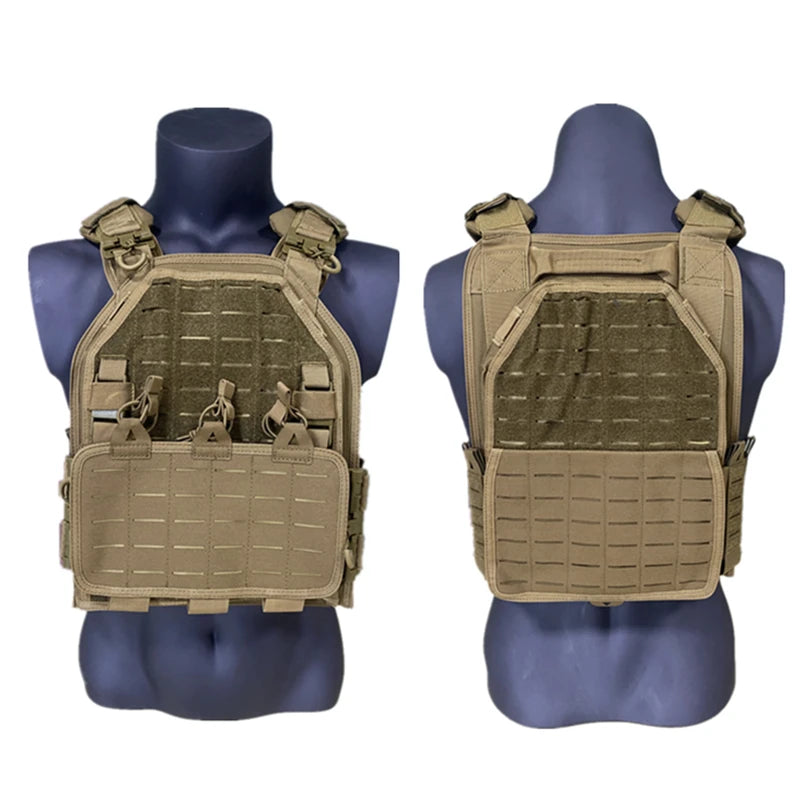 Tactical vest outdoor hunting waterproof paintball equipment Transport equipment lightweight and quickly removable laser cutting