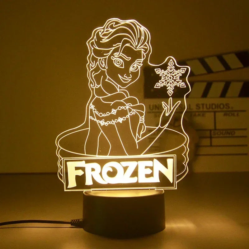 Star Wars Character 3D Model LED Night Light Anime Desk Lamp Cool Action Doll Toys Children's Boys and Girls Birthday Gifts