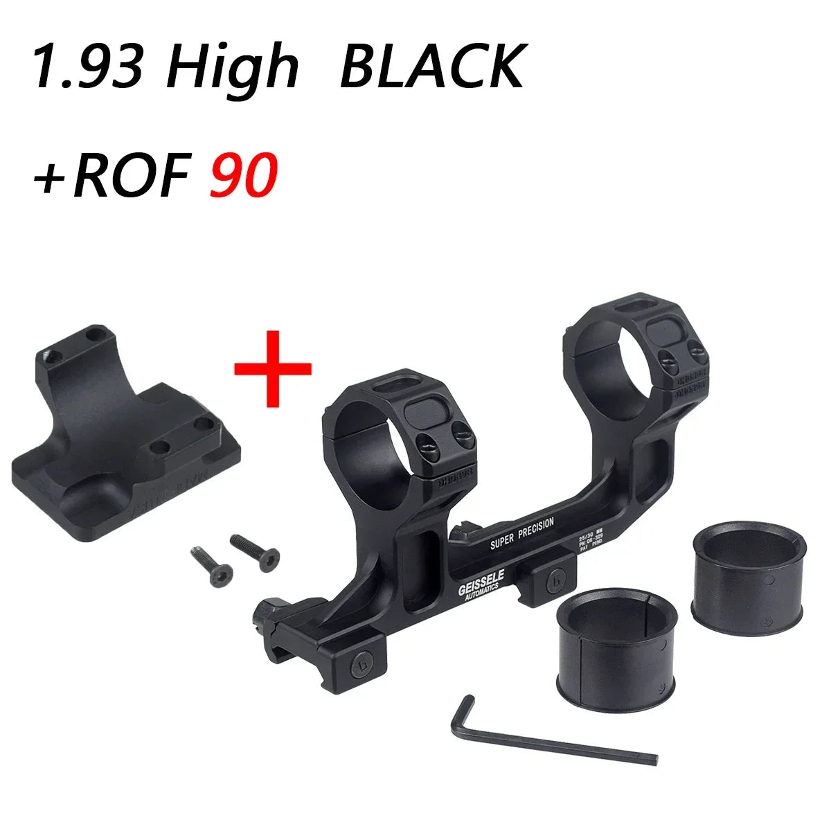 GEISSELE Cantilever Rifle Sight Scope High Low Mount Profile 20mm Picatinny Rail Base Super Precision 25.4mm 30mm Rings AR15 M4