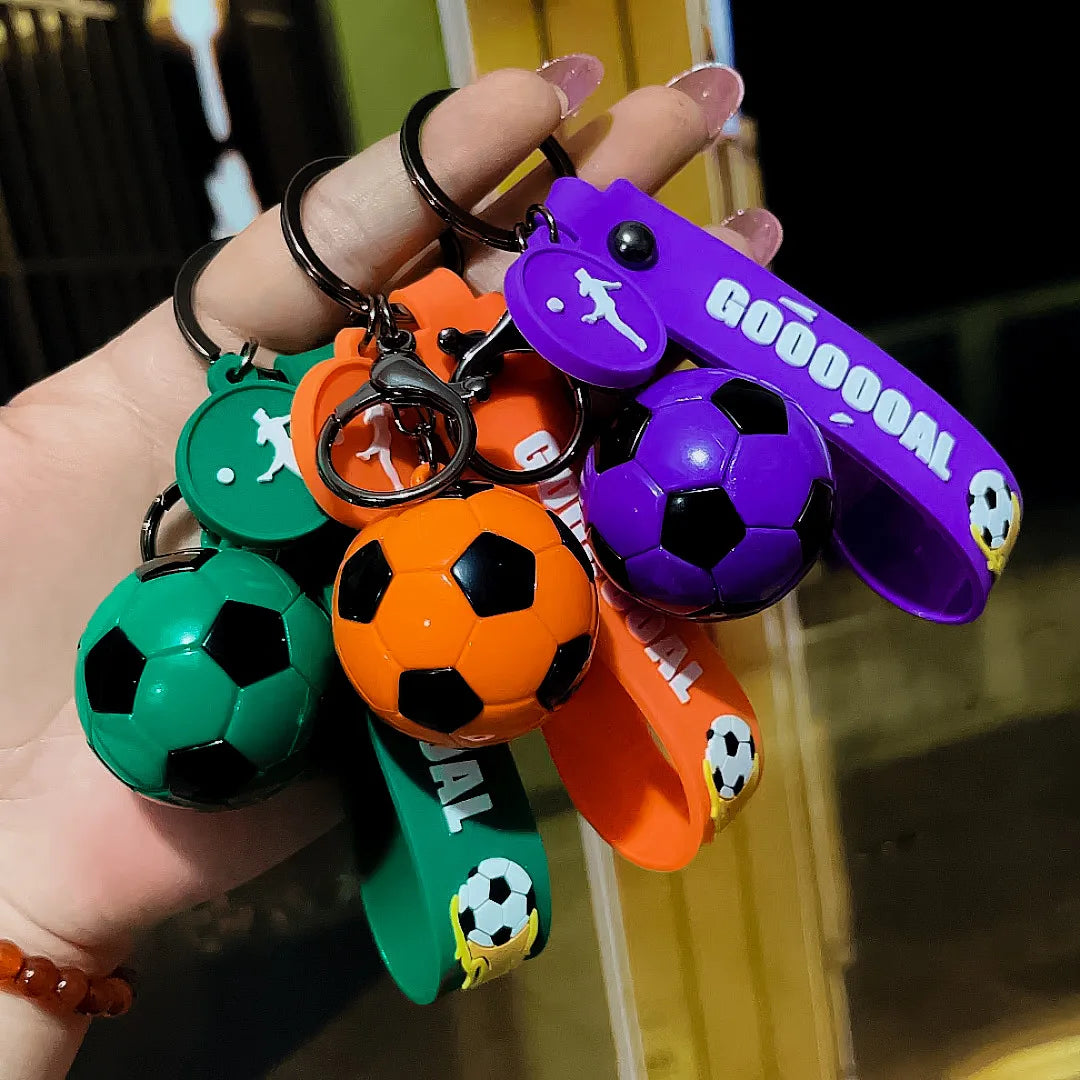 Football Fans Game Football Key Chain Exquisite Football Fashion Backpack Pendant Car Key Chain Accessories Gift For Men Women