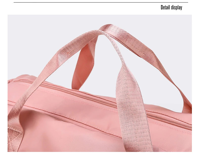 Gym Bag Men Women Training Fitness Swim Travel Luggage Handbag Yoga Shoulder Pack Shoes Storage Waterproof Dry Wet Separation