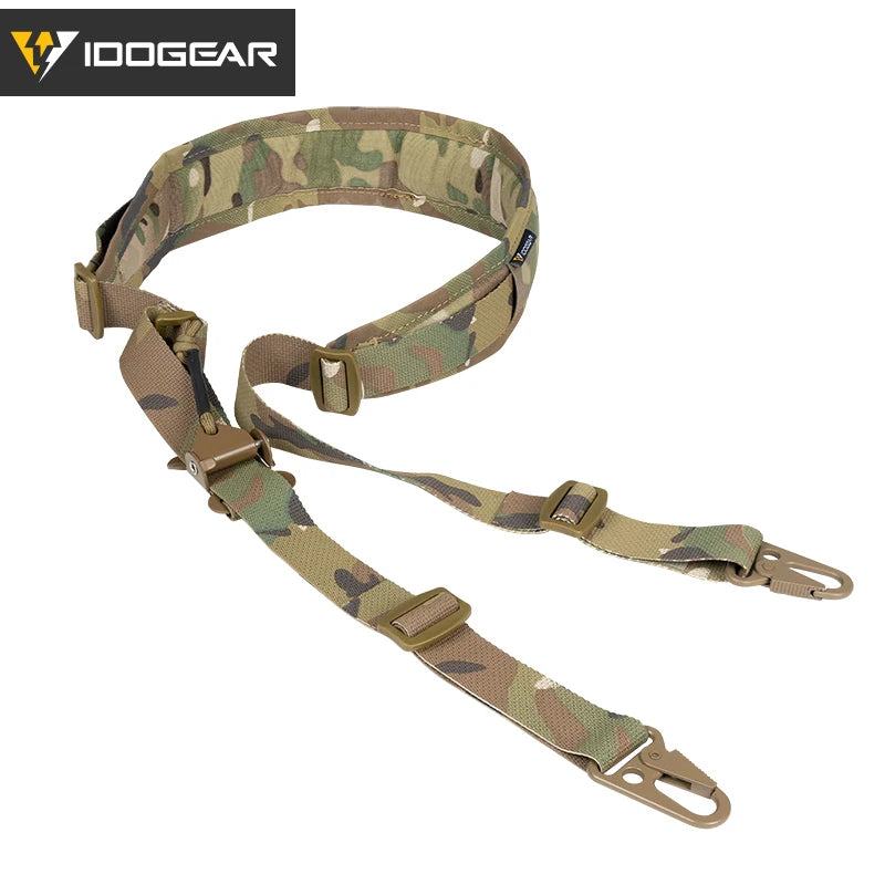 IDOGEAR Tactical R-ifle Sling Slingster 2 Point Hunting Quick Pull Ranger Green 3428