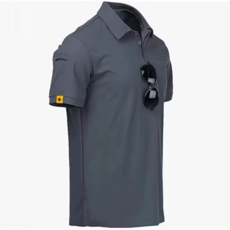 Tactical Cargo Quick Dry Combat T-Shirt Men's Military Army Pullover Outdoor Hunting Camping Climbing Trekking Hiking Shirts