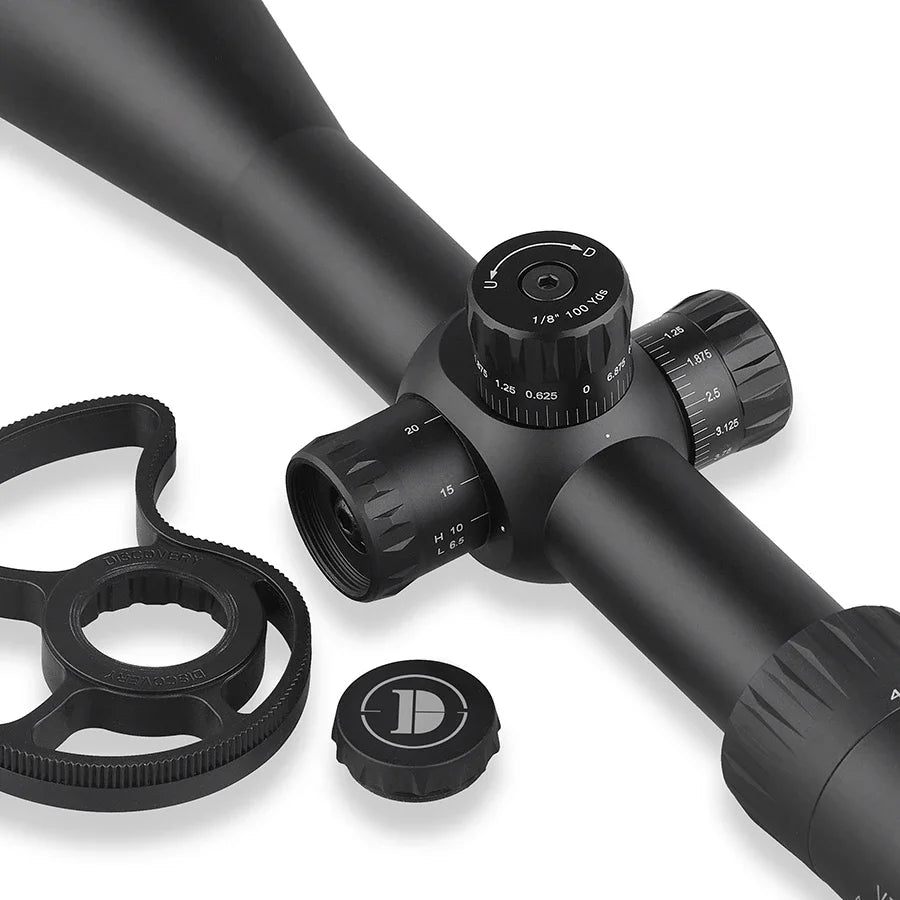 FFP Discovery Riflescope 6-24x50 VT-Z .22LR Shockproof Glass Etched Reticle for Bird Hunting