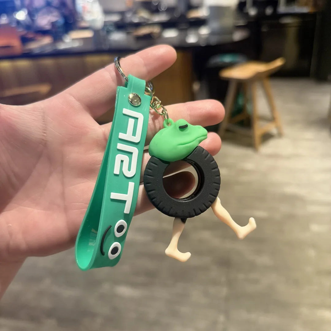 New Italian Brainrot Animals Keychains for Accessories Funny Sigma Skibidi Rizz Cat Silly Meme Keyrings Fans Friends Gifts