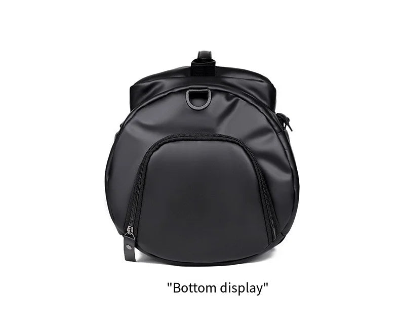 Sports Backpack, Large-Capacity Cylindrical Gym Bag, Unisex Training Bag, Dry and Wet Separation Handbag, Multi-Purpose Water-Repellent Travel Bag, Single Shoulder Crossbody Bag