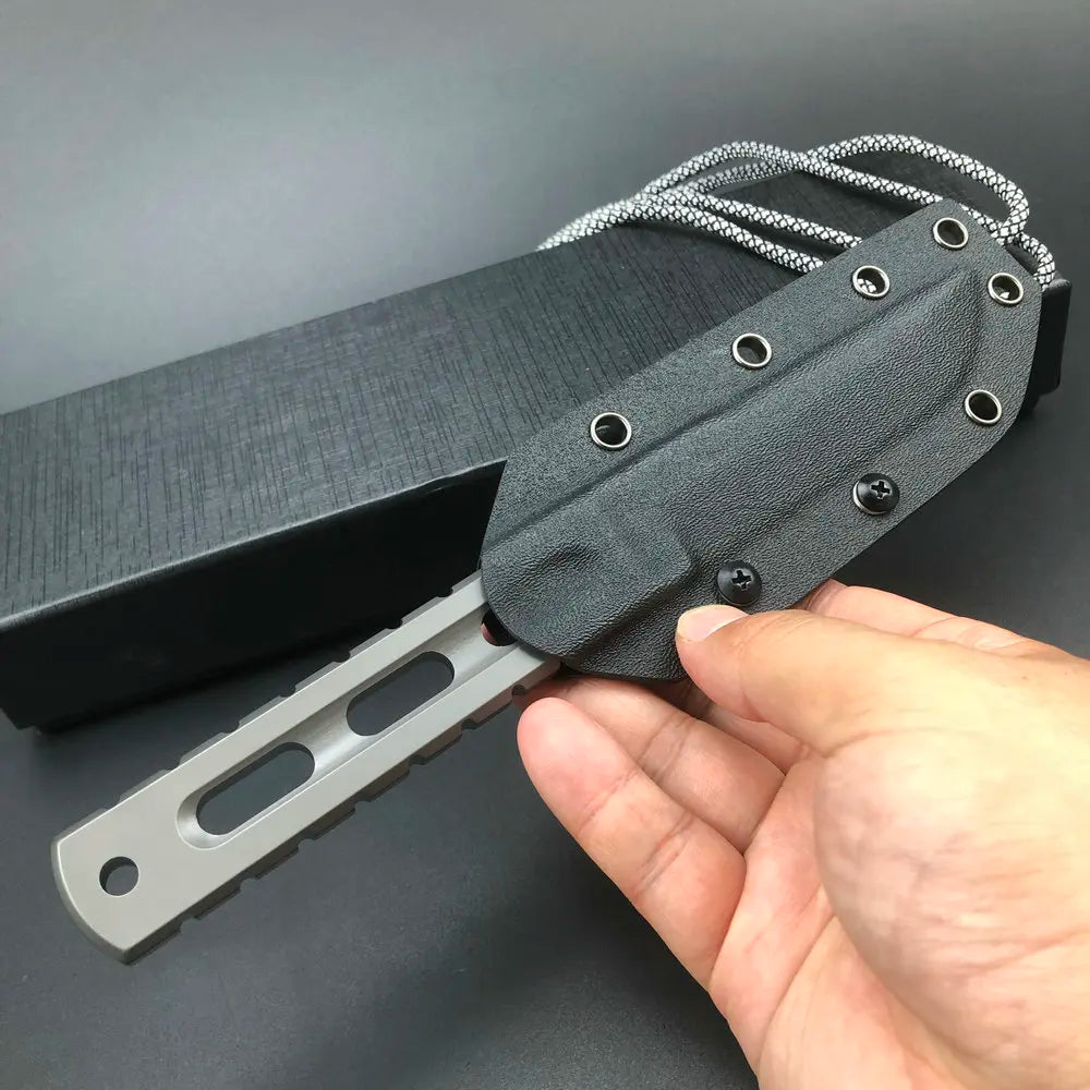 Trskt AUS-10 Steel Tactical Knife - Multi-Purpose Survival Hunting Pocket Knife for Camping Durable EDC Tool Dropshipping