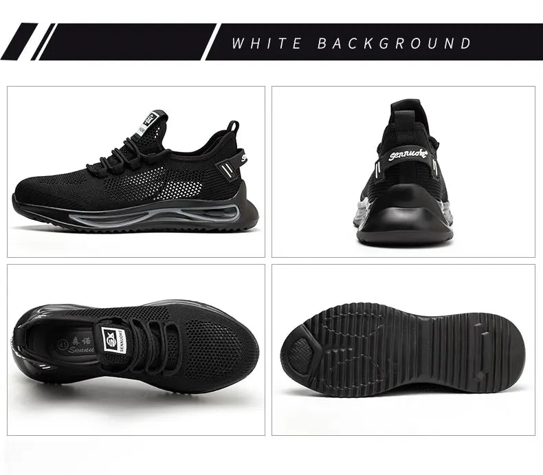 Safety Shoes Man for Work in Low Price with Steel Toe Work Wear Industrial Protection OriginalSecurity-Protection