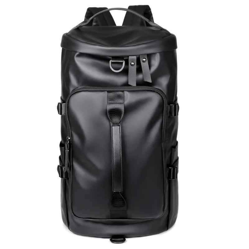 Sports Backpack, Large-Capacity Cylindrical Gym Bag, Unisex Training Bag, Dry and Wet Separation Handbag, Multi-Purpose Water-Repellent Travel Bag, Single Shoulder Crossbody Bag