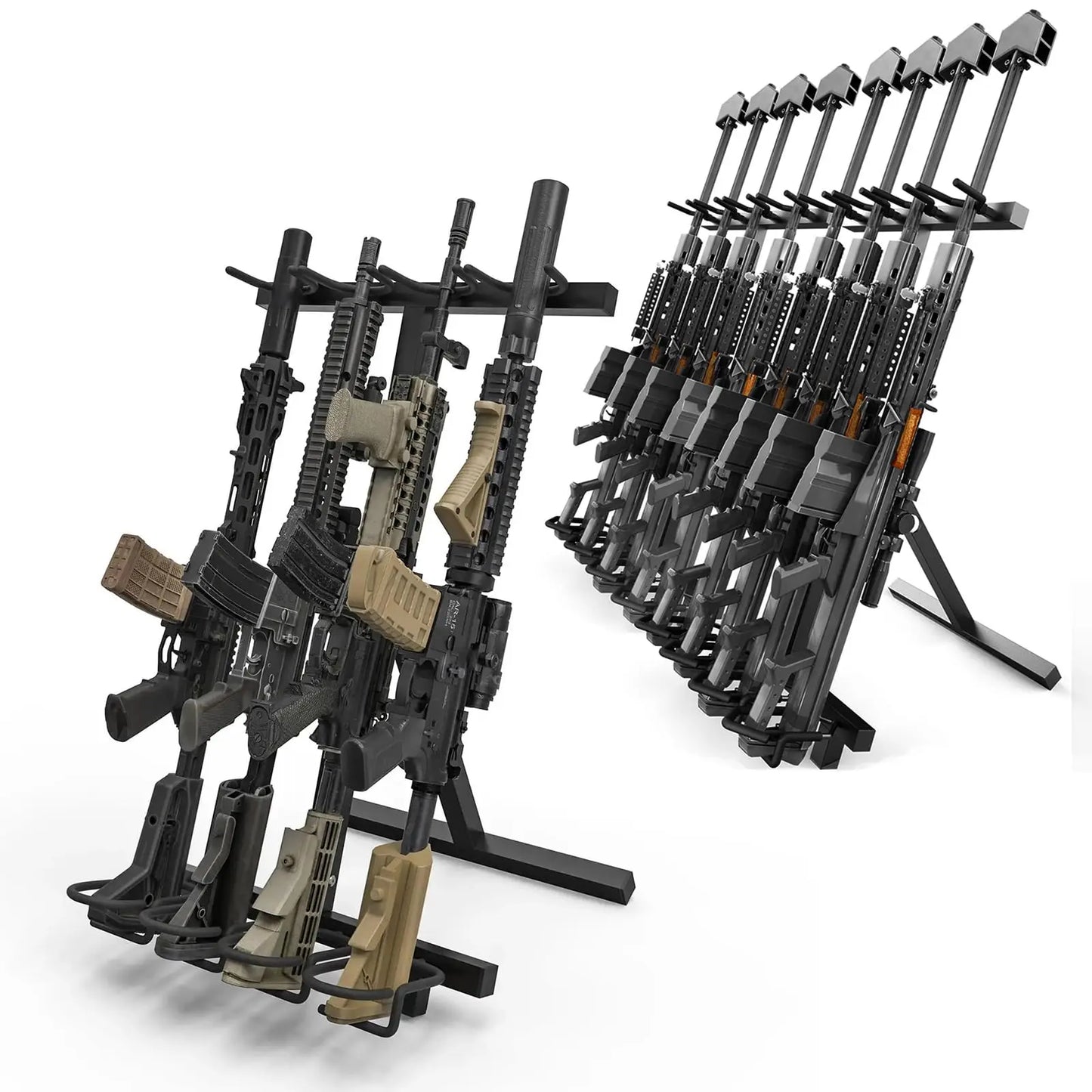 Gun Rack Portable Rifle Rack Stand Heavy Duty Rifle Storage Bracket Folding Gun Rack Stand for Outdoor Shooting Hunting Range