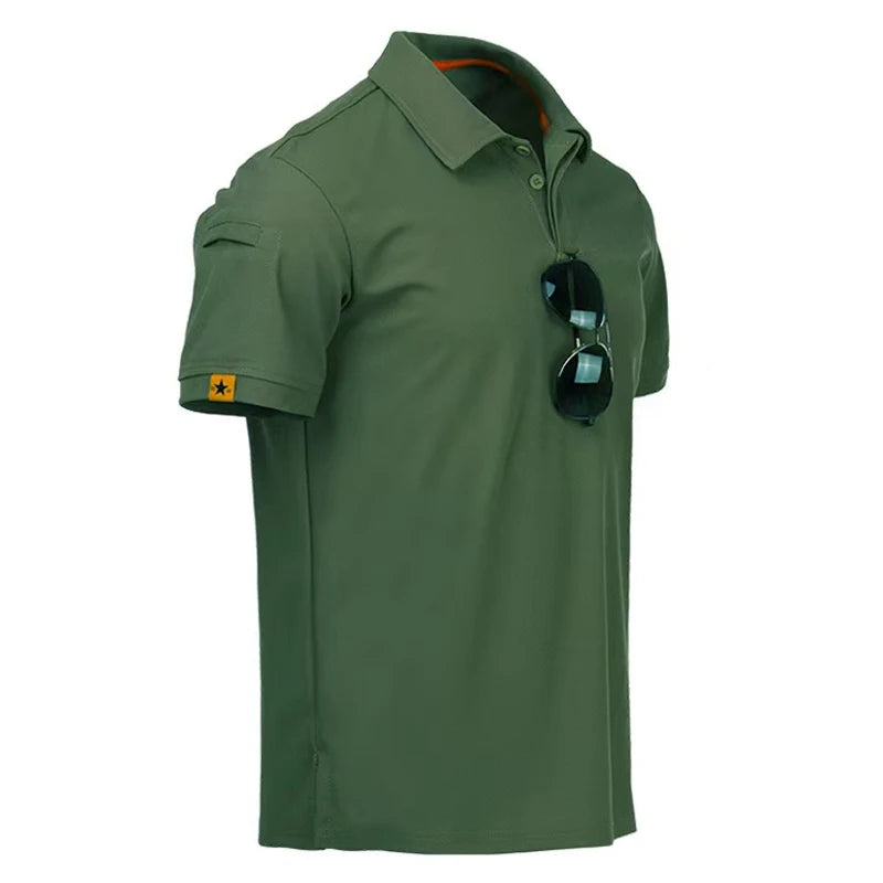 Tactical Cargo Quick Dry Combat T-Shirt Men's Military Army Pullover Outdoor Hunting Camping Climbing Trekking Hiking Shirts