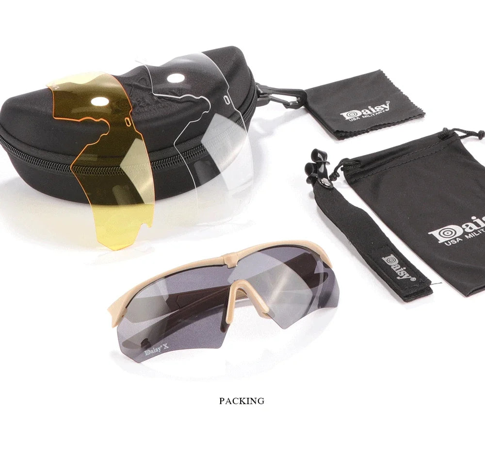 Tactical Glasses Outdoor Sports UV400 Eye Protection Sunglasses Hunting Shooting Hiking Sunglasses