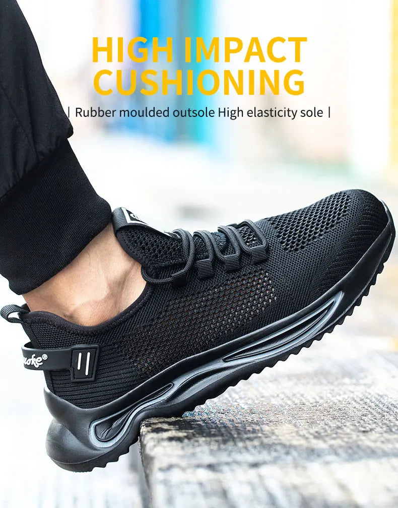 Safety Shoes Man for Work in Low Price with Steel Toe Work Wear Industrial Protection OriginalSecurity-Protection
