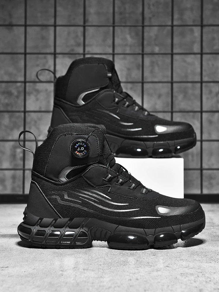 Steel Toe Cap Shoes For Men Work Boots Puncture-Proof Work Safety Shoes Protective Working Shoes Male Footwear Security Sneakers