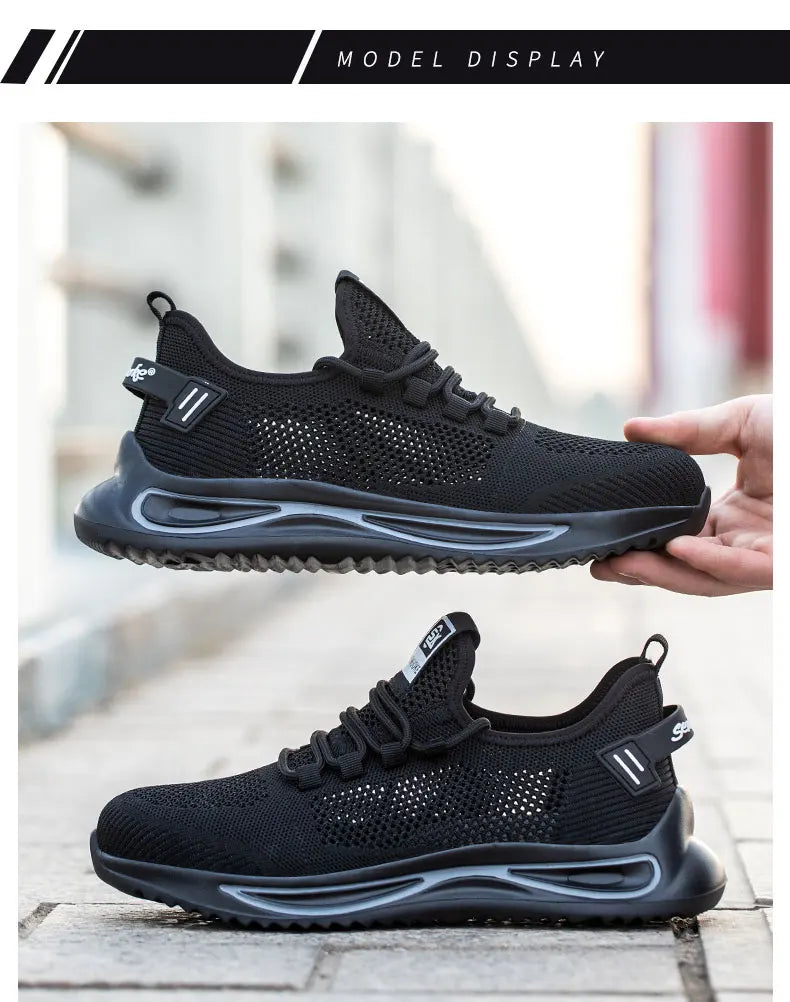 Safety Shoes Man for Work in Low Price with Steel Toe Work Wear Industrial Protection OriginalSecurity-Protection