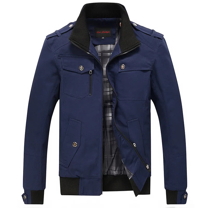 Tactical Military Jackets Men Spring Autumn Winter Pilot Jackets Army Cotton Coat Fashion Casual Cargo Slim Fit Clothes Hiking
