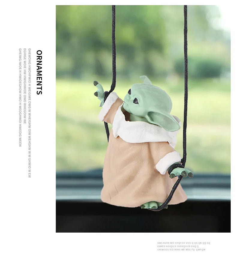 New Anime Star Wars Action Figrues Yoda Baby Toys Cartoon Dolls Interior Decoration Car Pendant Model Boys Girls Gifts