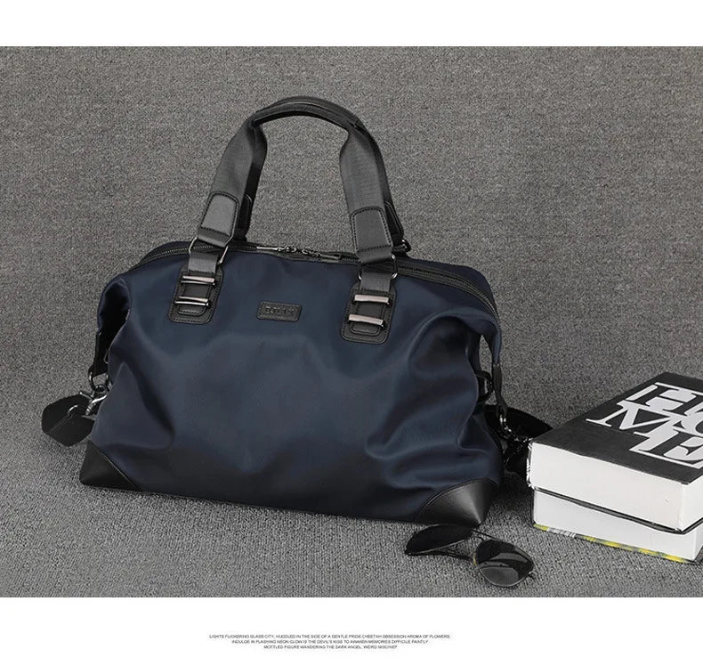 Gym Bag Men Hand-Held Luggage Bag Short Distance Large Capacity Travel Luggage Bag Business Trip Lightweight Travel Bag Leisure