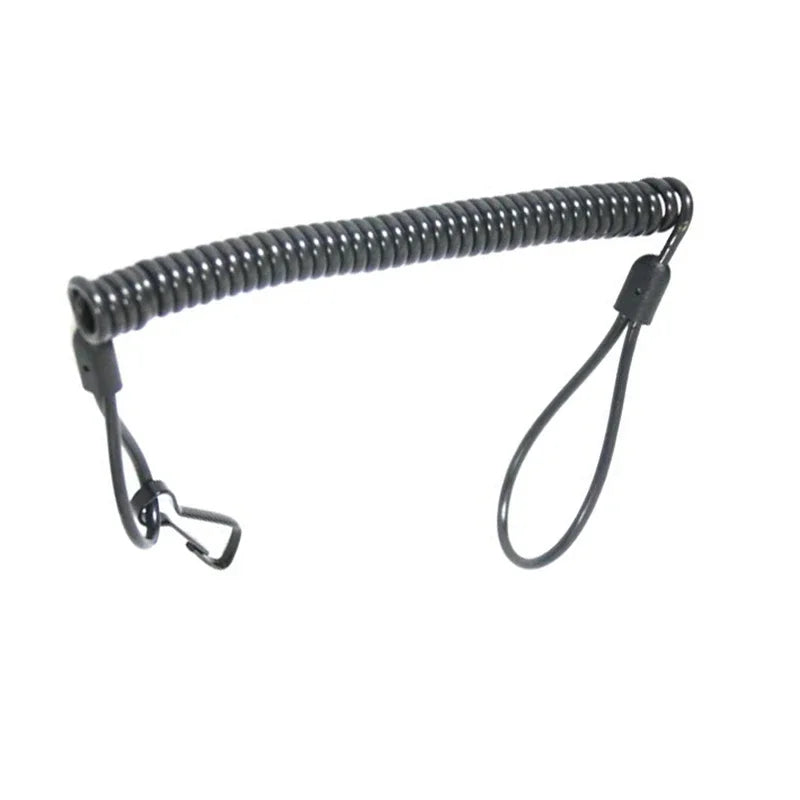 Tactical Rifle Sling Hunting Pistol Hand Gun Secure Spring Lanyard Sling Outdoor Combat Gear