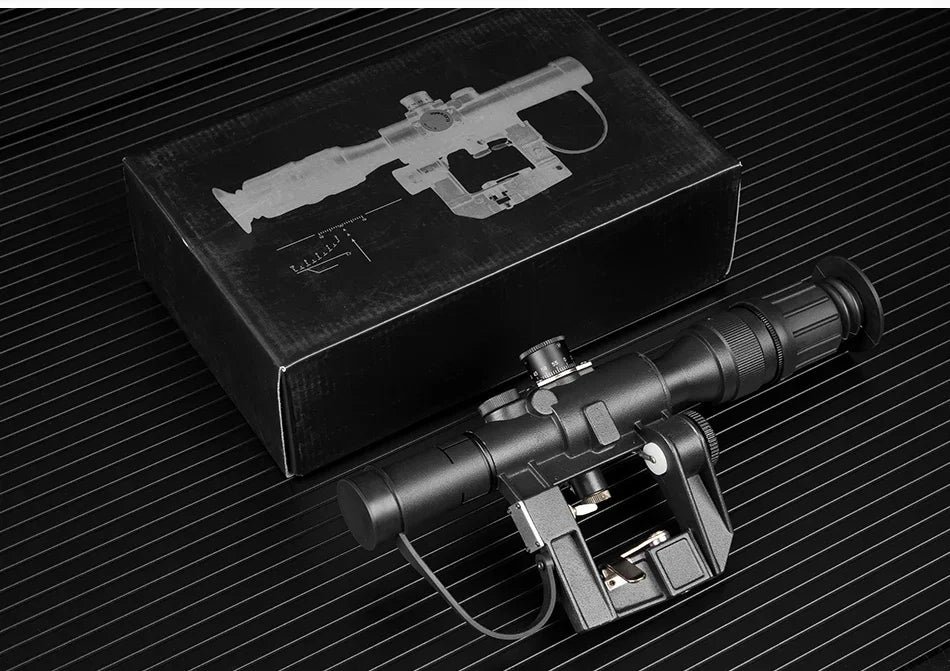 Tactical Svd Dragunov 4x26 Red Illuminated Scope For Hunting Rifle Scope Shooting Ak Scope Red Dot Hunting Optics Hunting Laser