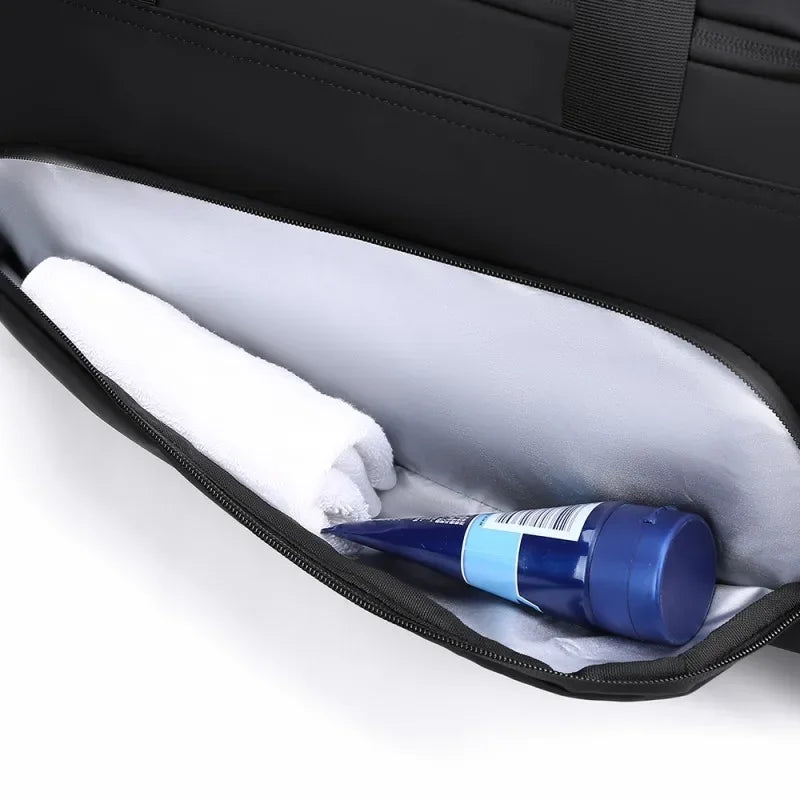 Sports Gym Bag Large Capacity Handbag Portable Travel Duffel Bag, Multi-compartment with Shoes Storage,Perfect for Vacation,Gym