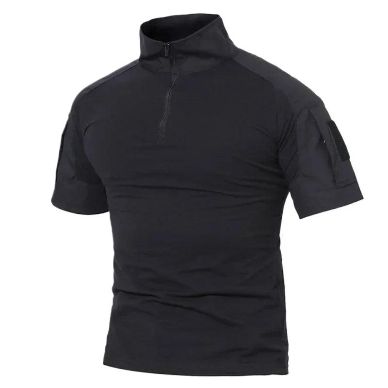 Tactical T-Shirts Men Sport Outdoor Tee Quick Dry Short Sleeve Shirt Hiking Hunting Climbing Camouflage Men Clothing Breathable