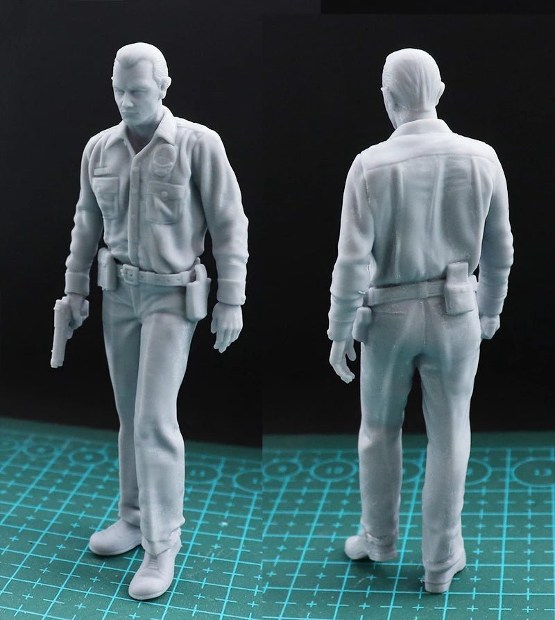 1/24 75mm 1/18 100mm Resin Model Terminator T-1000 Figurine Unpainted Unassembled RW-100