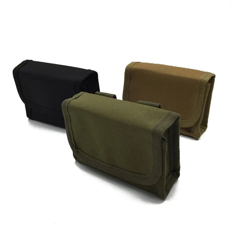 Tactical 10 Round Shotgun Shotshell Reload Holder for 12 Gauge/20G Molle Pouch Ammo Round Cartridge Holder Gun Accessories