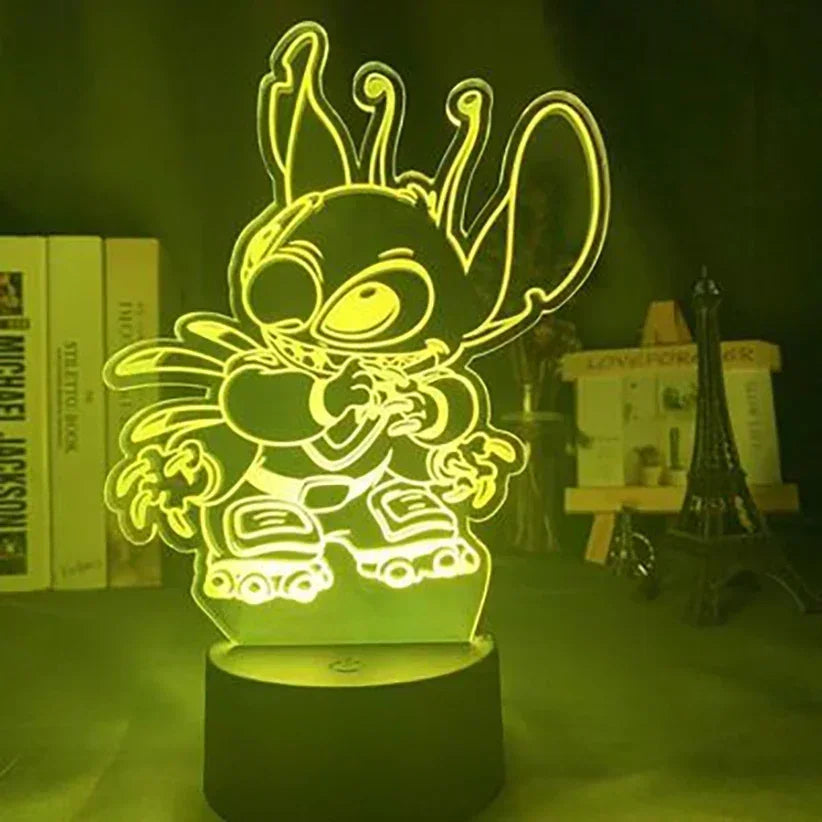 Star Wars Character 3D Model LED Night Light Anime Desk Lamp Cool Action Doll Toys Children's Boys and Girls Birthday Gifts