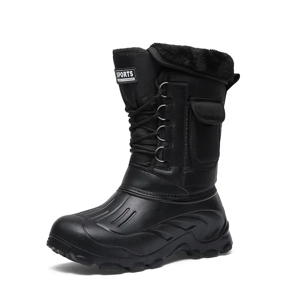 Outdoor Sports Men Boots Spring Waterproof Shoes for Men Light Rain Boots Fishing Boots Winter Snow Boots New Work Boots 2024