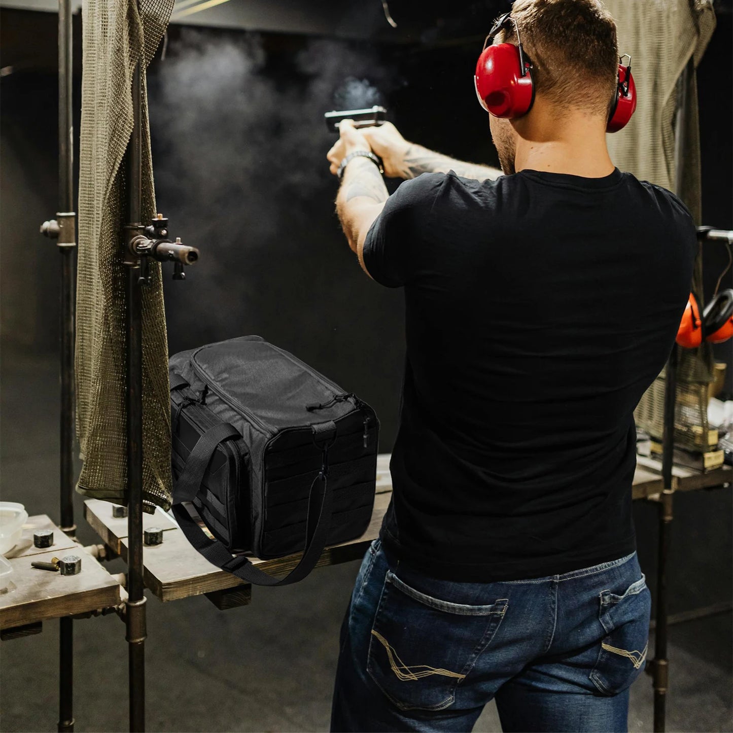 Tactical Storage Bag Multifunction Durable and Waterproof Suitable for Training Field Equipment with Adjustable Shoulder Straps