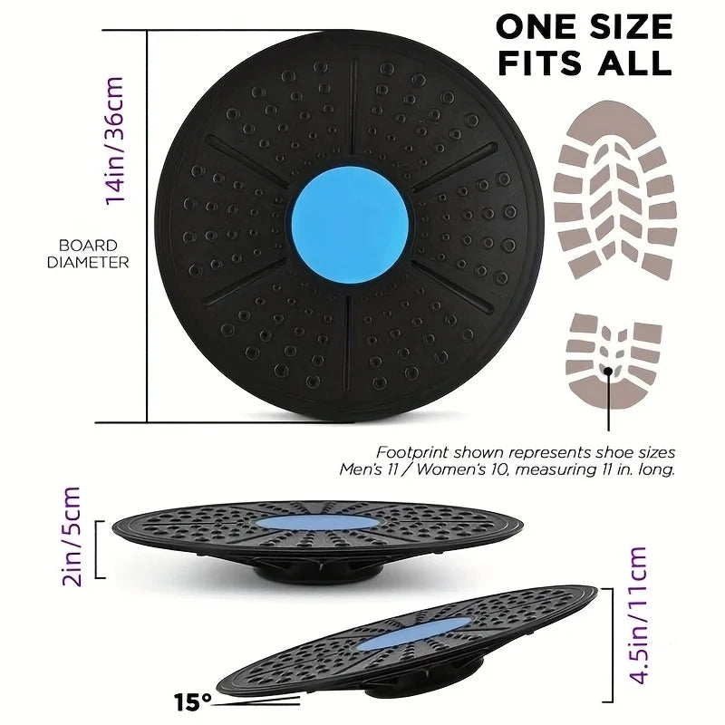 Yoga Balance Board Fitness Training Pedal Sensory Training Balance Board Sensory Rehabilitation Fitness Equipment